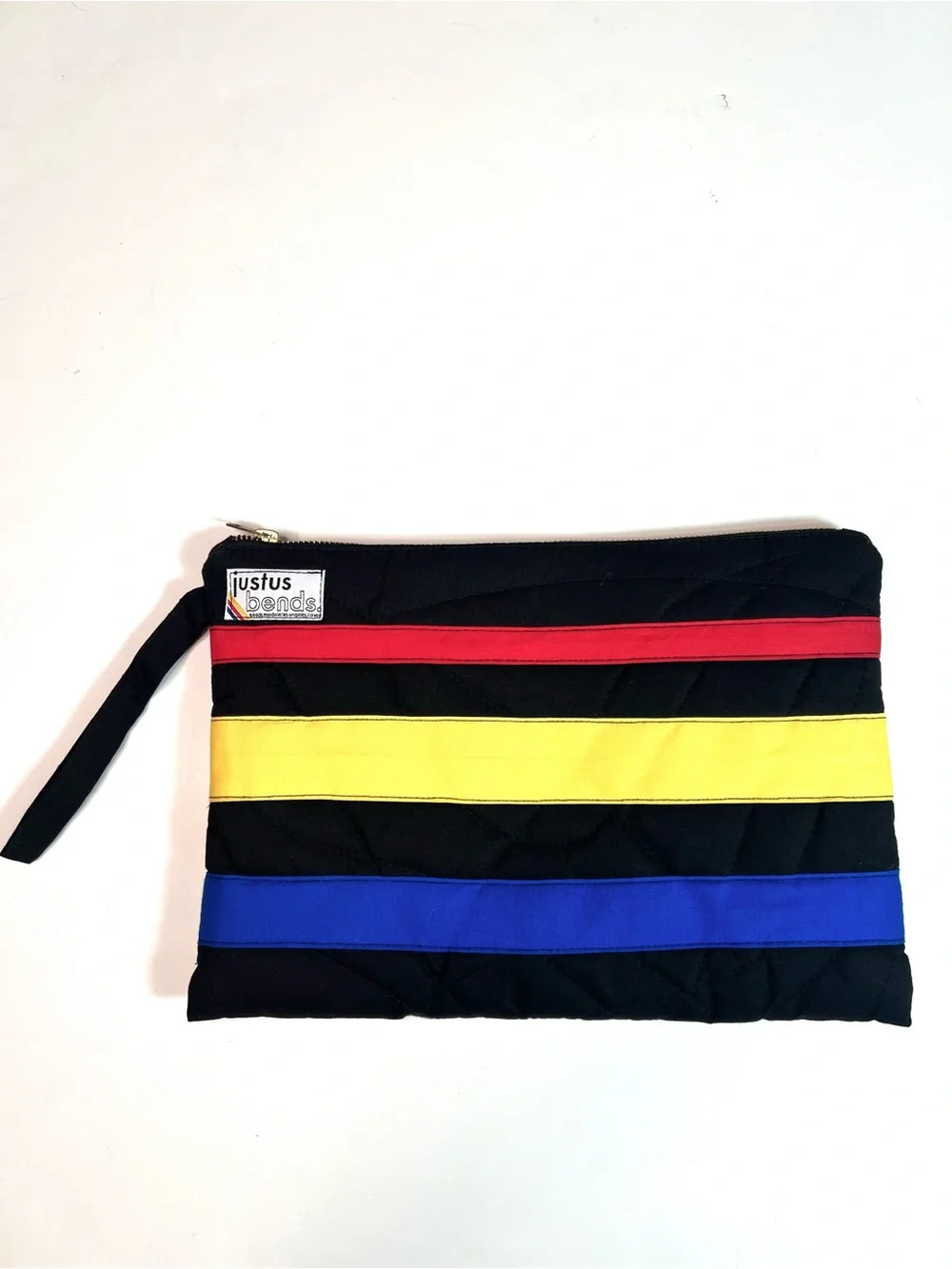 Justus Bends Goods Quilted Pouch Striped